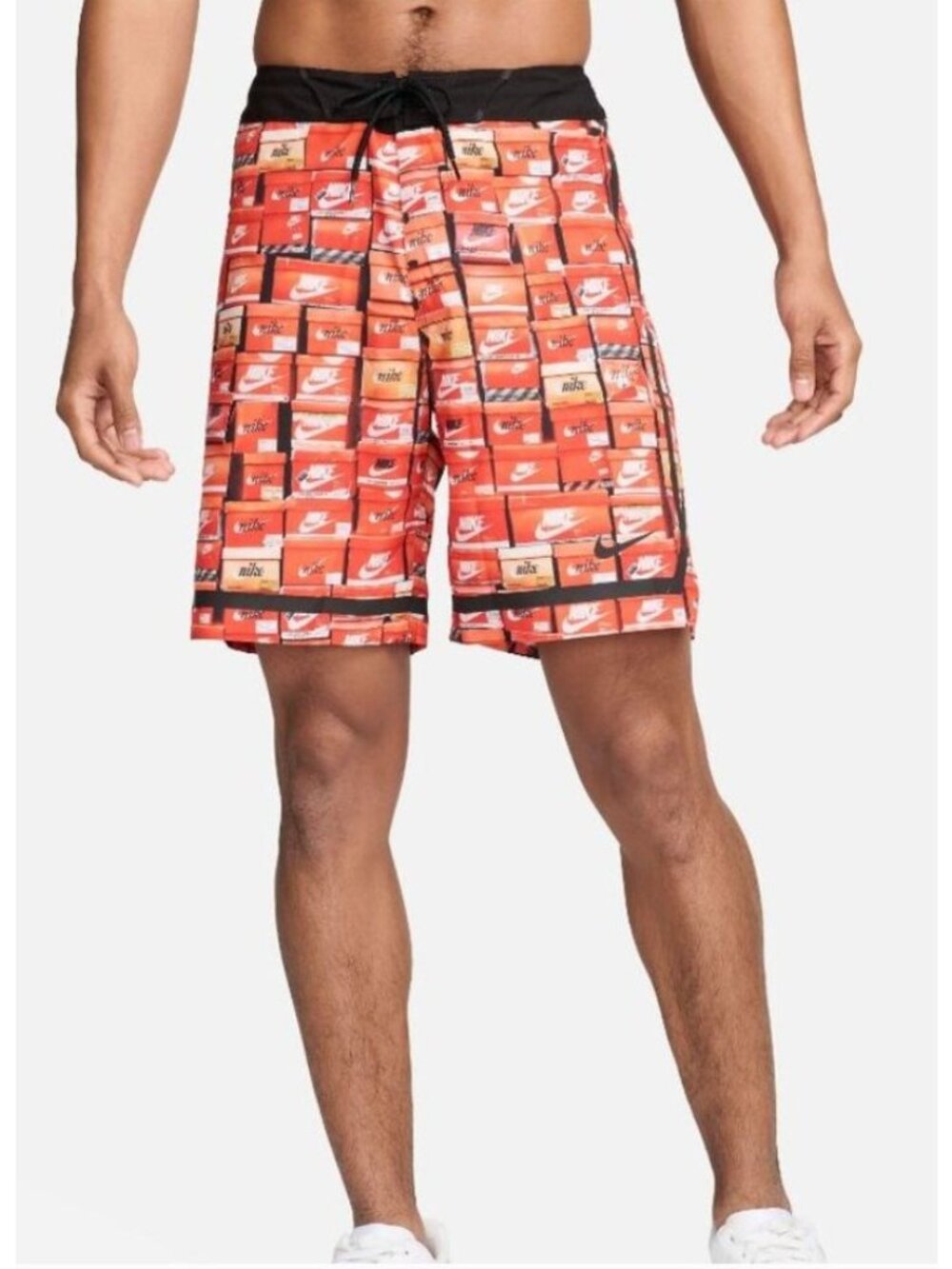 Nike Stacked Fadeaway 9" Boardshorts Orange NESSE503-800 Men's 36 New with Tags